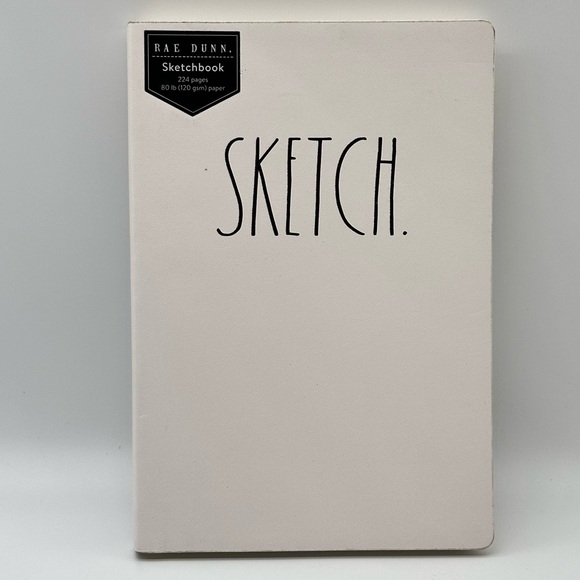 Rae Dunn Other - Rae Dunn SKETCH stitch cover notebook 10”x7”
